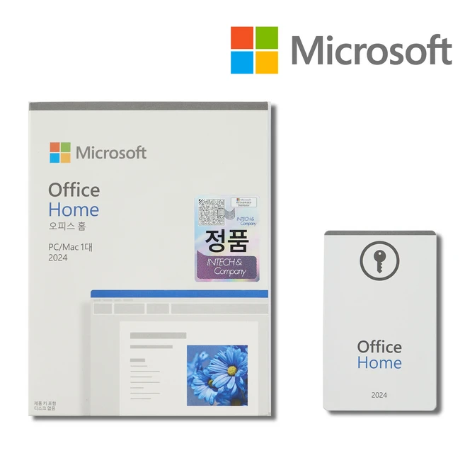 Microsoft Office 2024 Home (패키지 한글 영구사용버전), Microsoft Office 2024 Home 패키지