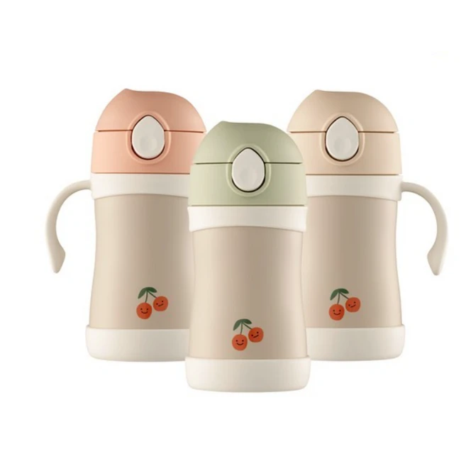 푸고 유아용 프리미엄 뉴트럴 시리즈 빨대컵 280ml, 그린, 선택완료, 1개