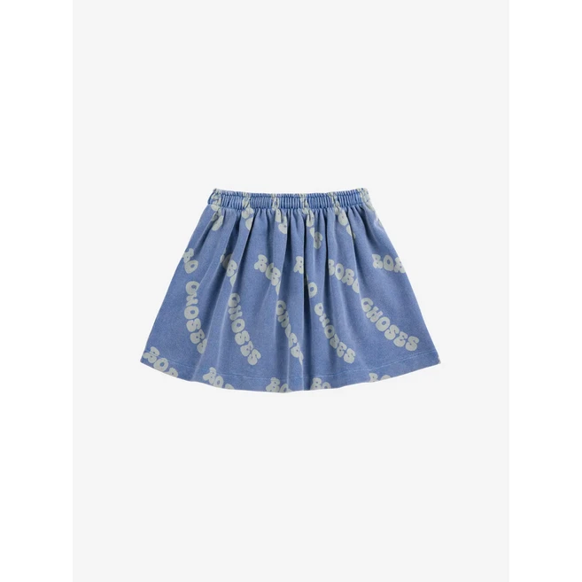 보보쇼즈 25SS 아동 스커트 Wavy Bobo Choses all over waffle skirt B125AC141