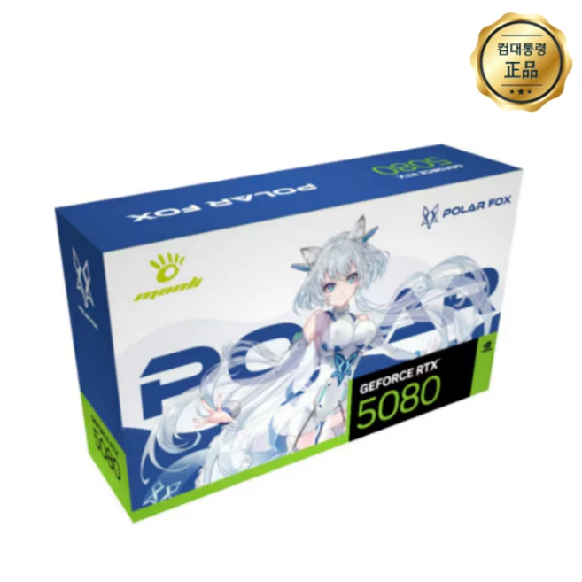 MANLI 지포스 RTX 5080 Polar Fox OC D7 16GB FHD