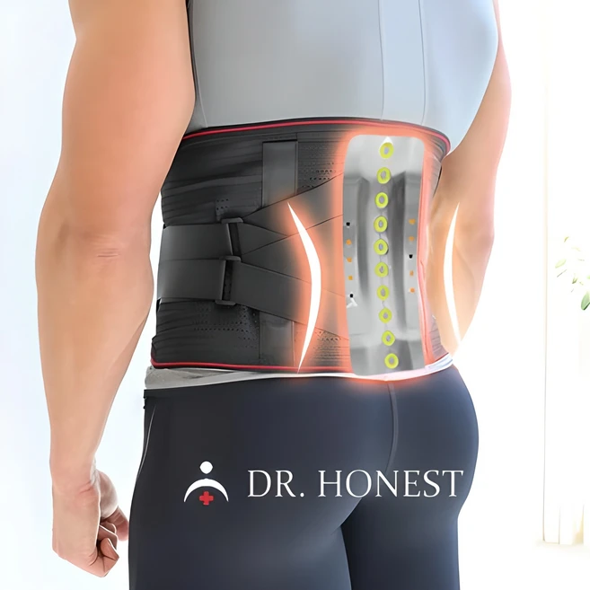 DR. HONEST 정직한닥터 허리보호대 허리복대 벨트 남녀공용, 1개