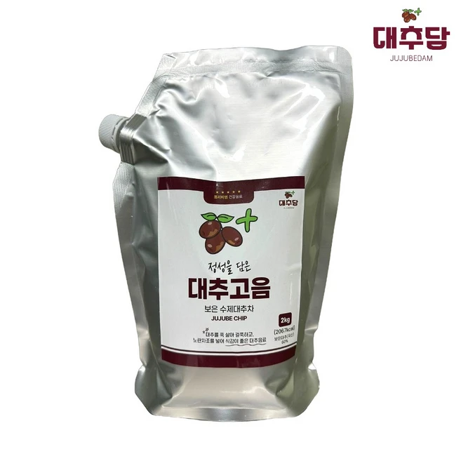 보은 수제 대추차 대추고음 대추곰 카페 대용량 전통차, 2kg, 1개, 1개입