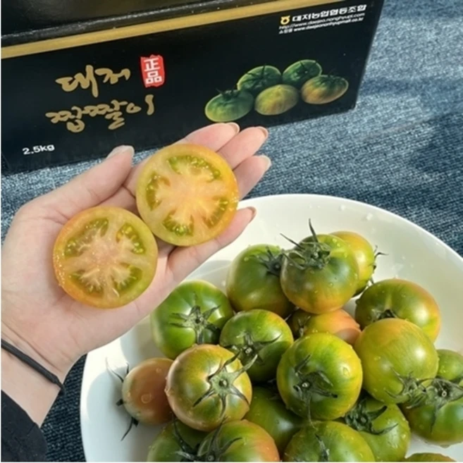 [짭짤한]농수산 고당도 부산 대저 짭짤이토마토 2.5kg, 1박스, 대저토마토 쥬스용
