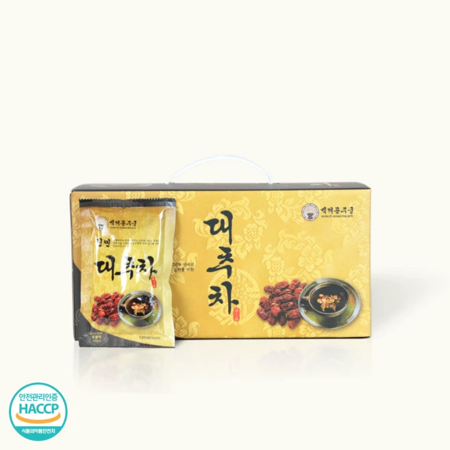 천연 대추차 국산 100% 무설탕 무농약 130ml, 1개, 30개입