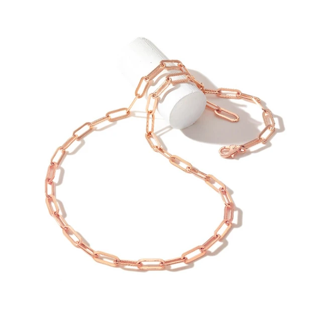 펠리체골드 14K 18K 시그니처 클립 목걸이 (M) 선물포장 할로우 체인 금 데일리 골드 클립 여자친구 선물 볼드 기념일