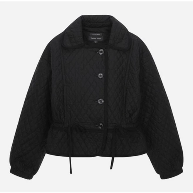 [백화점 정품] 써스데이아일랜드 여성 패딩 카라 퀼팅 점퍼 (T246MJP137W)