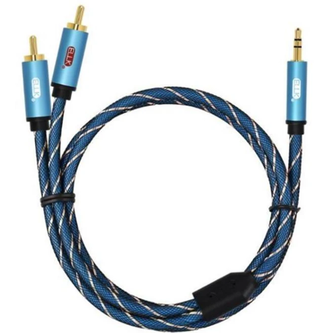 추천8 aux 3.5mm to 2 rca 오디오 케이블 혼합색상