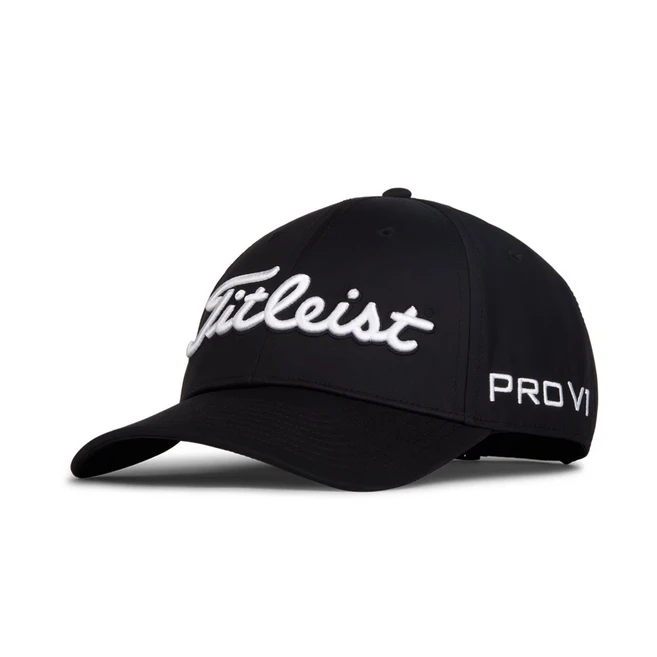 [아쿠쉬네트코리아 정품] 타이틀리스트 2025 투어 퍼포먼스 모자 TH25ATPA, 블랙/화이트, 1개