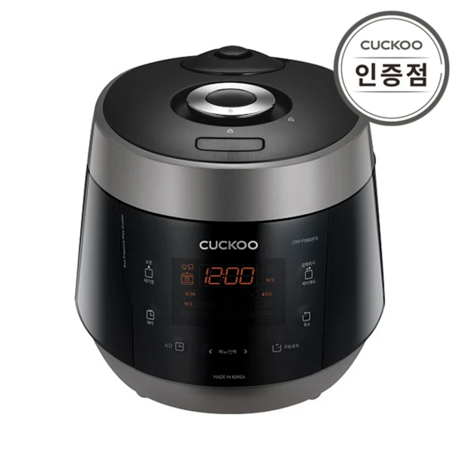쿠쿠 CRP-P0660FD 6인용 전기압력밥솥, 다크실버