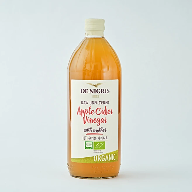 데니그리스 유기농 사과 식초, 1L, 2개