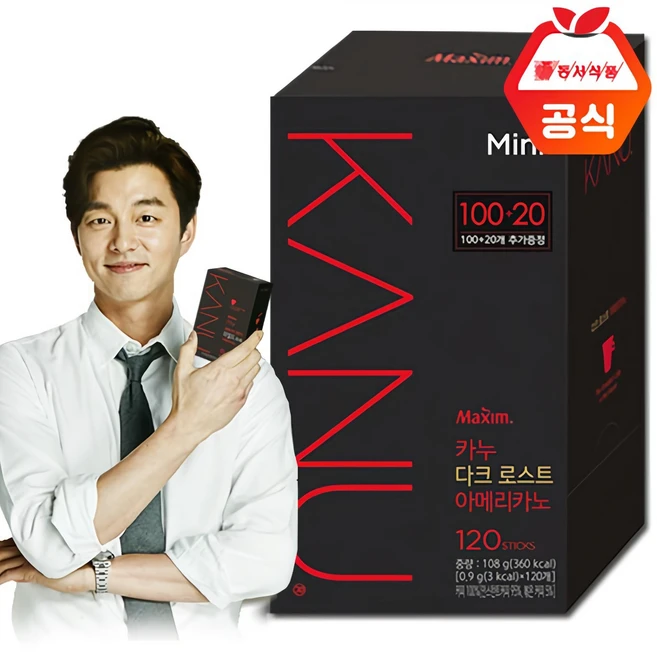카누 다크 로스트 아메리카노, 0.9g, 120개입, 1개