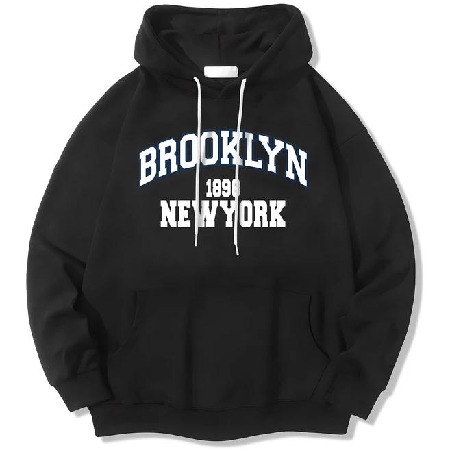 일루소 남녀공용 1898 뉴욕 소프트 특양면 후드티