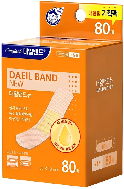 대일밴드 뉴, 80개입, 1개