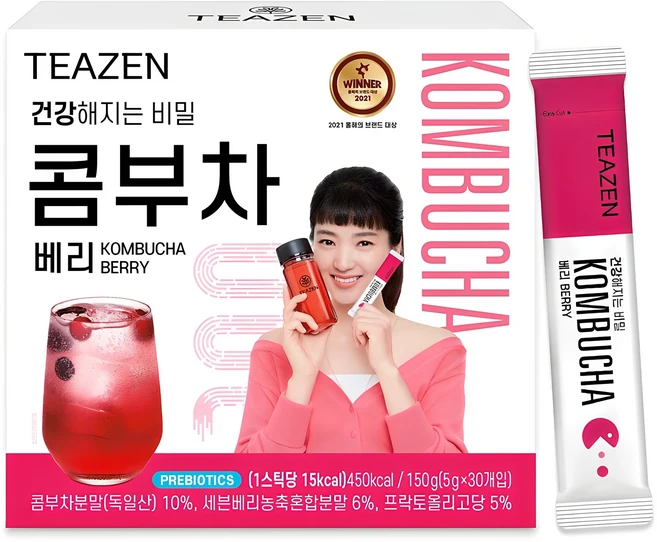 티젠 콤부차 베리, 5g, 30개입, 1개