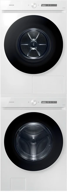 삼성전자 비스포크 그랑데 AI 드럼세탁기 WF24CB8650BW + 건조기 DV20CB8600BW 24kg + 20kg 상단직렬설치키트 방문설치, WF24CB8650BW2N(세탁기), DV20CB8600BW(건조기), 화이트