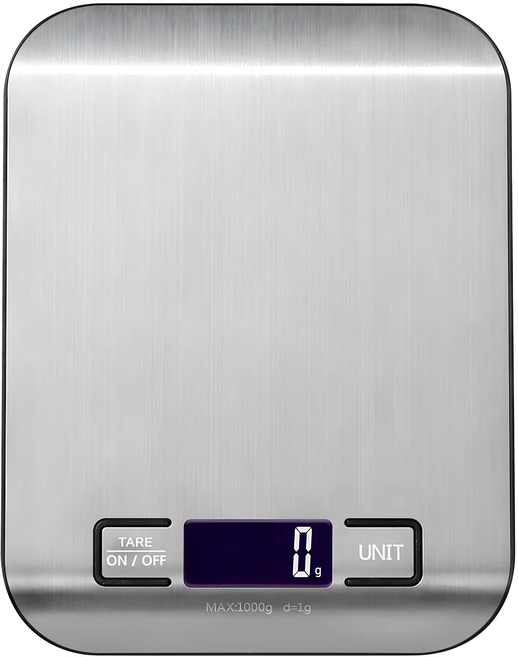 홈플래닛 스테인레스 디지털 백라이팅 주방저울 1kg