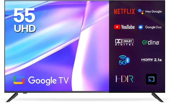이노스 4K UHD LED TV • 139.7cm(55인치) • 스마트 TV • 스탠드형 • 고객직접설치