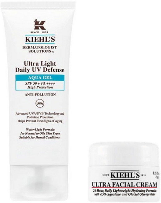 키엘 울트라 라이트 데일리 유브이 디펜스 아쿠아 젤 SPF 50+ PA++++, 1개, 60ml