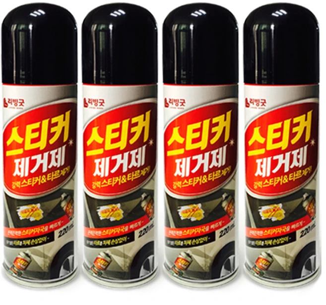 리빙굿 스티커 제거제, 220ml, 4개