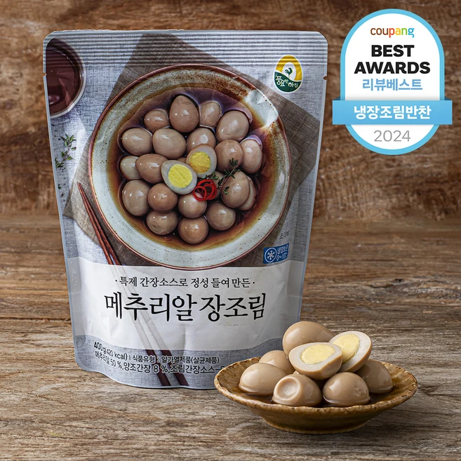 풍요한아침 메추리알 장조림, 400g, 1개