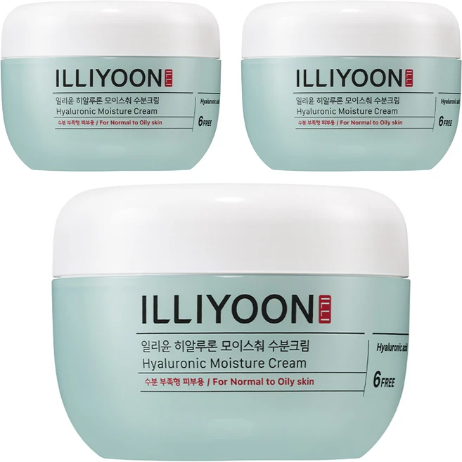일리윤 히알루론 모이스춰 수분크림, 100ml, 3개