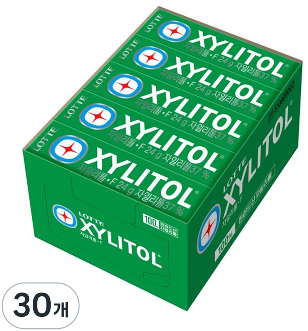 롯데자일리톨 F, 24g, 30개