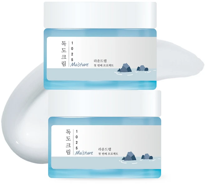 라운드랩 1025 독도 수분 크림, 50ml, 2개