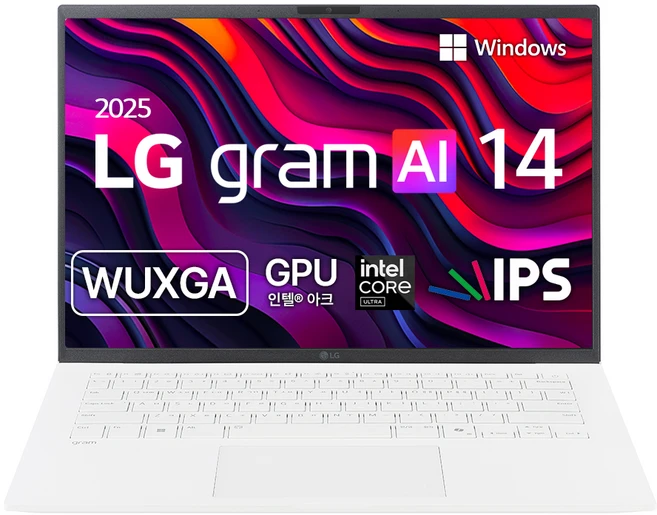 LG전자 에센스화이트 • 코어Ultra5 • 256GB • 16GB • WIN11 Home • 2025.01