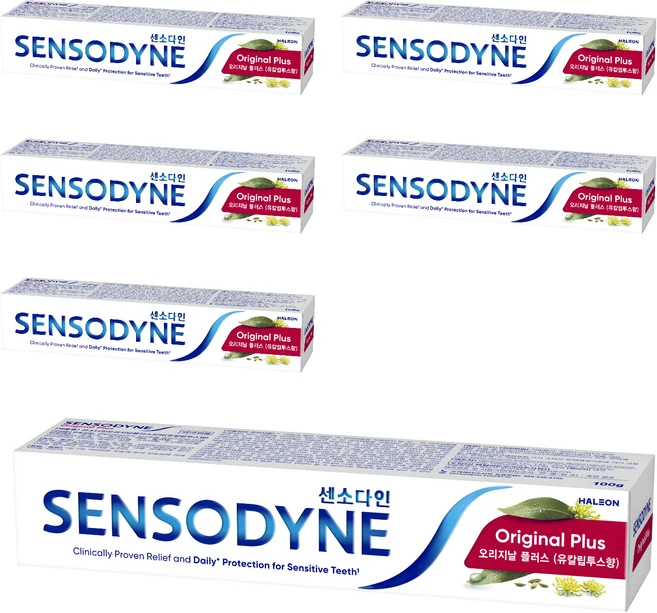 센소다인 오리지날 플러스 치약, 100g, 6개