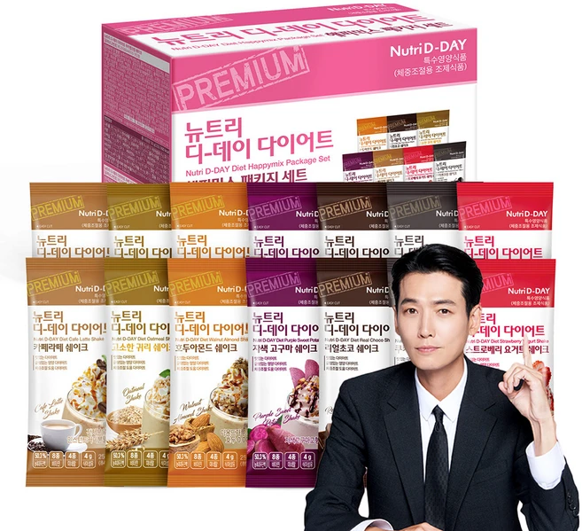 뉴트리디데이 다이어트 쉐이크 해피믹스, 350g, 1개