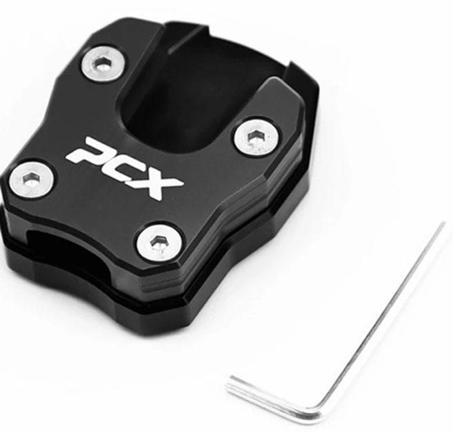 어반카 PCX 사이드 스탠드클립 바이크 튜닝 블랙, 1개