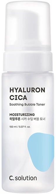 [비건뷰티] 닷솔루션 씨솔루션 히알루론 시카 수딩 버블 토너, 1개, 150ml