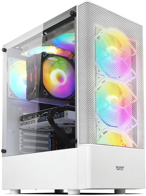 퍼플랩 2024 게임용 조립PC 라이젠5 라이젠 7000 시리즈 지포스 RTX 4060 Ti, White, AMD Gaming AR5-RX60Ti, 1TB, 32GB, Free DOS