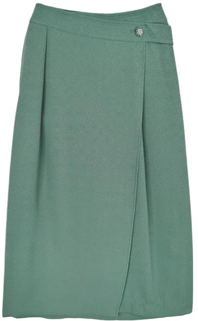 주크 벨트 포인트 랩 스커트