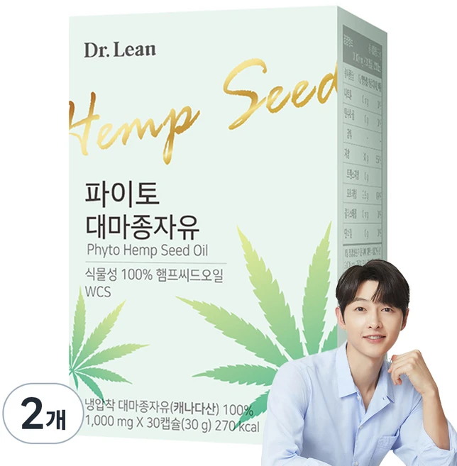 닥터린 파이토 대마종자유, 30정, 2개
