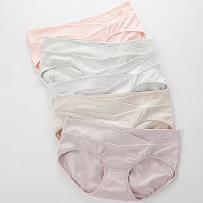 V랩 코튼 임부팬티 5p 세트 NO828