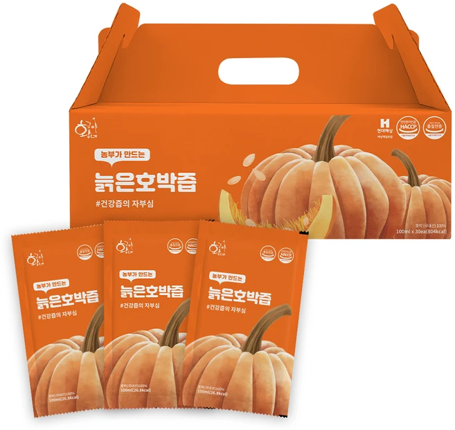 황금이네 국내산 늙은 호박즙, 3L, 1개