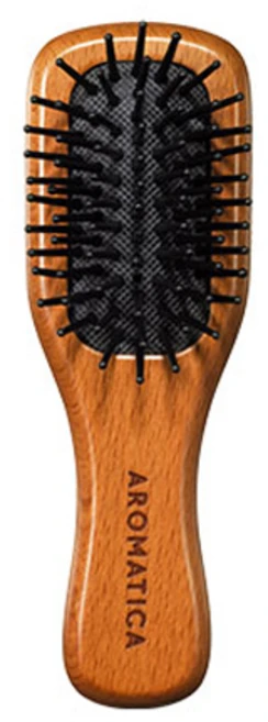 아로마티카 우든 스칼프 헤어브러쉬 스몰, 1개, 우드