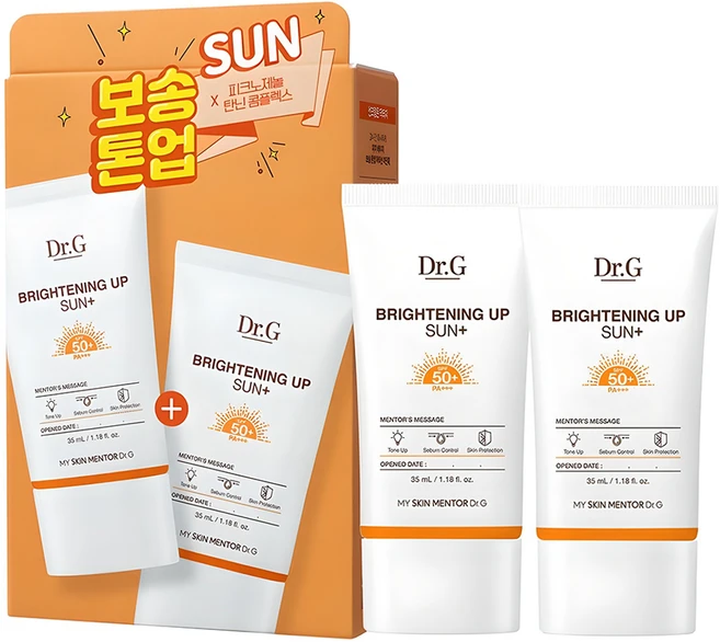 닥터지 브라이트닝 업 선 플러스 선크림 SPF50+ PA+++, 35ml, 2개
