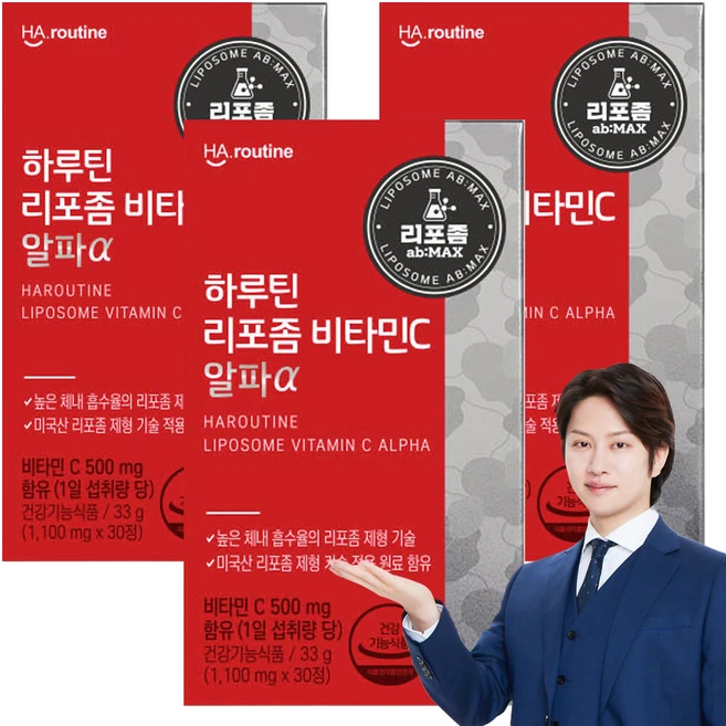 하루틴 리포좀 비타민C 알파, 30정, 3개