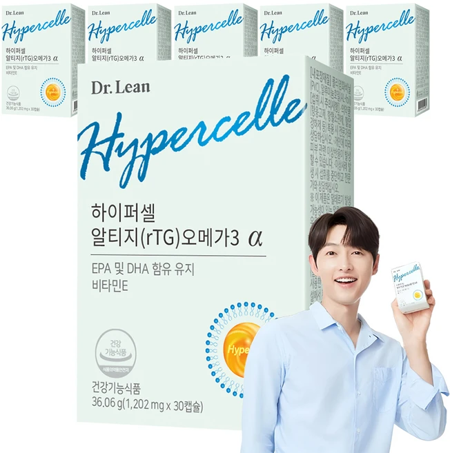 닥터린 하이퍼셀 알티지 rTG 오메가3 알파, 30정, 6개