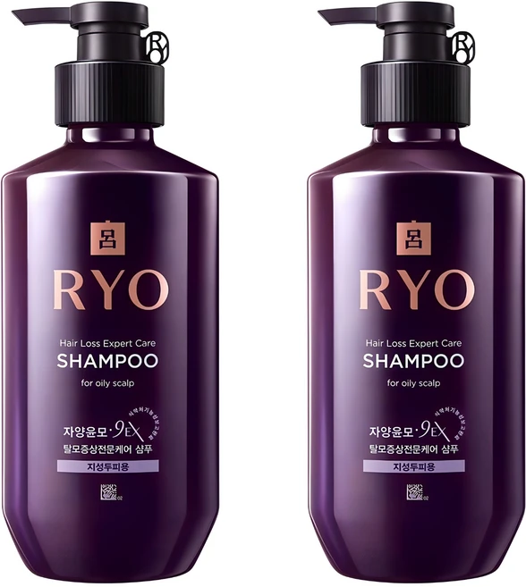 려 자양윤모 탈모증상전문케어 샴푸 지성두피용, 400ml, 2개