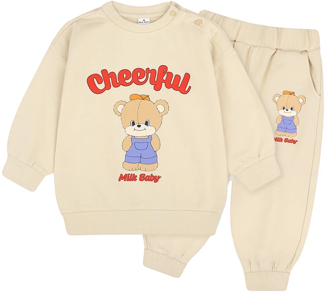MilkBaby 아동용 베이비 베어 상하복 세트