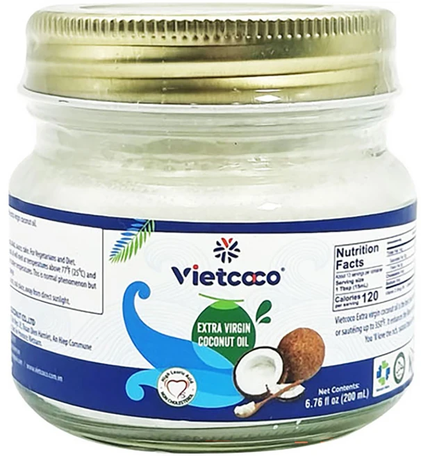 비엣코코 엑스트라 버진 코코넛오일, 1개, 200ml