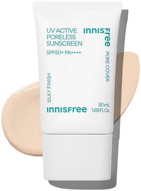 이니스프리 뉴 유브이 액티브 포어리스 선스크린 SPF50+ PA++++, 50ml, 1개