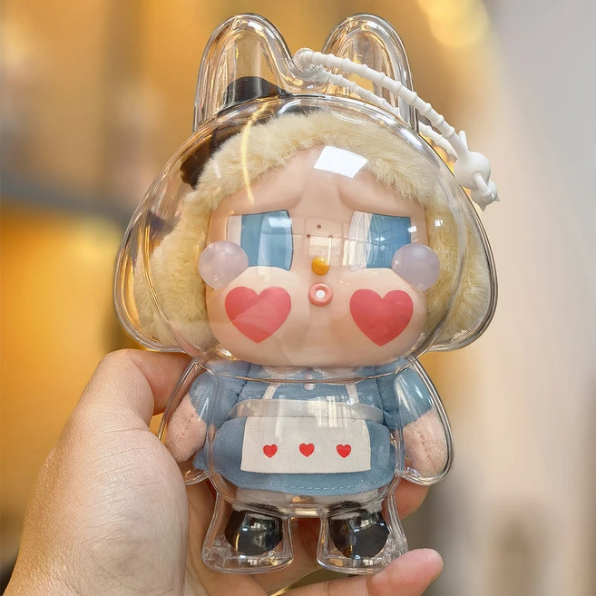 칠시 크라이베이비 크라잉 어게인 시리즈 인형 케이스, 16.5cm, 투명, 1개