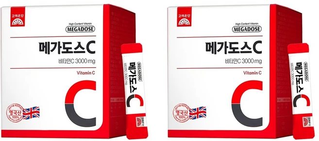 메가도스 비타민C 3000mg, 180g, 2개