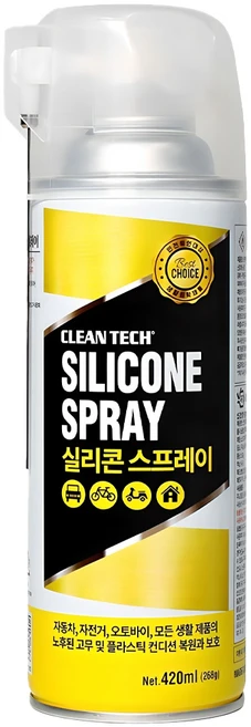 크린텍 실리콘 코팅 스프레이, 420ml, 1개
