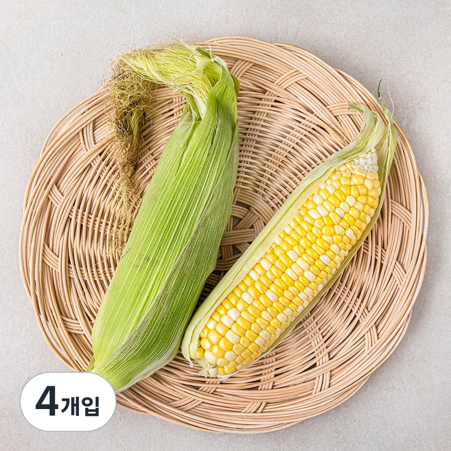 국내산 초당옥수수(14cm), 2개입, 2개