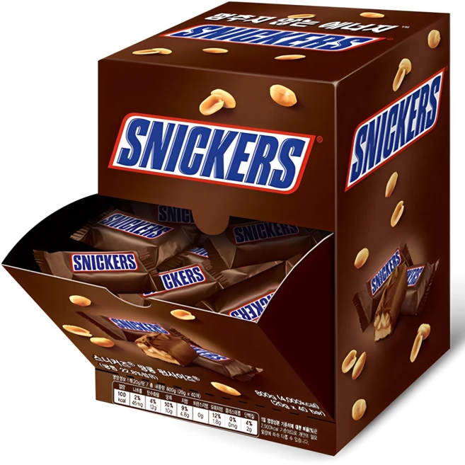 스니커즈 땅콩 초코바 펀사이즈, 800g, 1개